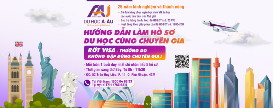 Giới thiệu dịch vụ Tư vấn Du học Mỹ của Du Học Á Âu
