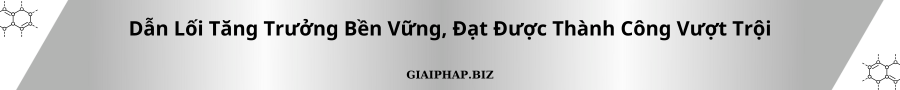 Dẫn Lối Tăng Trưởng Bền Vững, Đạt Được Thành Công Vượt Trội Cùng GIAIPHAPBIz