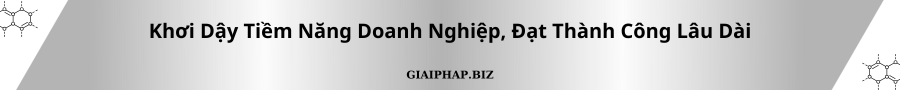 Khơi Dậy Tiềm Năng Doanh Nghiệp, Đạt Thành Công Lâu Dài Cùng GIAIPHAPBIZ