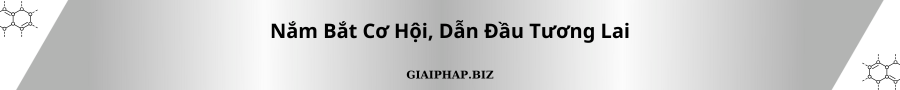 Nắm Bắt Cơ Hội, Dẫn Đầu Tương Lai Cùng GIAIPHAPBIZ