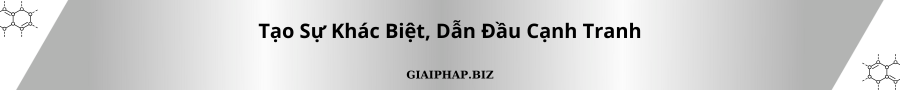 Tạo Sự Khác Biệt, Dẫn Đầu Cạnh Tranh Cùng GIAIPHAPBIZ